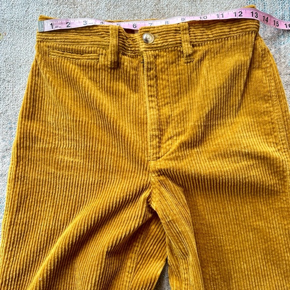 Madewell Slim Emmett Wide Leg Pant Egyptian Gold size 25. Excellent condition. - Picture 3 of 14